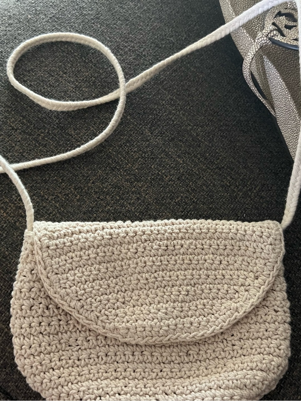 Abercrombie Fitch Crochet Purse Bag Crossbody Small